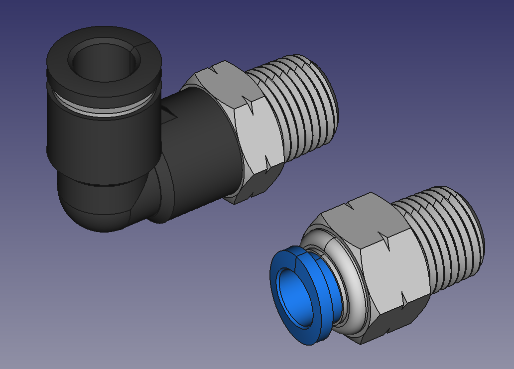 推入式连接接头